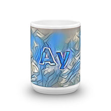 Load image into Gallery viewer, Ay Mug Liquescent Icecap 15oz front view