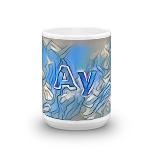 Ay Mug Liquescent Icecap 15oz front view