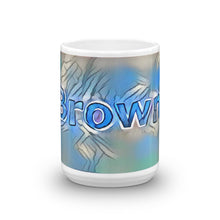 Load image into Gallery viewer, Brown Mug Liquescent Icecap 15oz front view