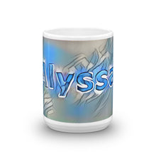 Load image into Gallery viewer, Alyssa Mug Liquescent Icecap 15oz front view