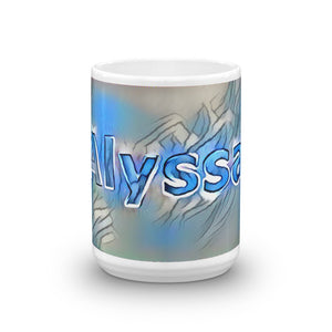 Alyssa Mug Liquescent Icecap 15oz front view