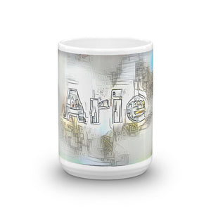 Arie Mug Victorian Fission 15oz front view