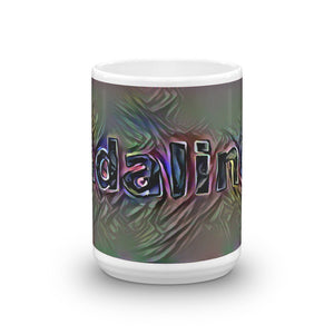 Adaline Mug Dark Rainbow 15oz front view