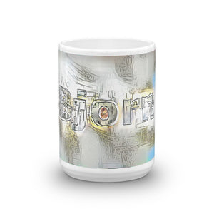 Bjorn Mug Victorian Fission 15oz front view