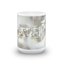 Load image into Gallery viewer, Avah Mug Victorian Fission 15oz front view