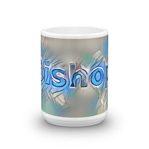 Bishop Mug Liquescent Icecap 15oz front view