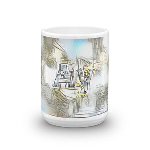 Ay Mug Victorian Fission 15oz front view