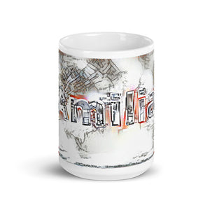 Amilia Mug Frozen City 15oz front view