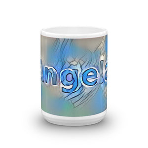 Angela Mug Liquescent Icecap 15oz front view