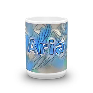 Aria Mug Liquescent Icecap 15oz front view