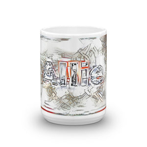 Allie Mug Frozen City 15oz front view