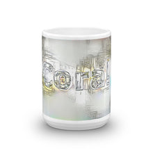 Load image into Gallery viewer, Coral Mug Victorian Fission 15oz front view