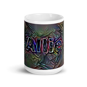 Allie Mug Dark Rainbow 15oz front view