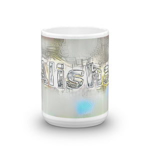 Alisha Mug Victorian Fission 15oz front view