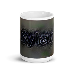 Kylan Mug Charcoal Pier 15oz front view