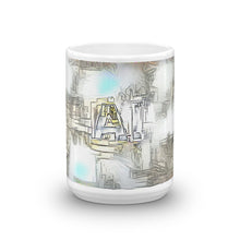 Load image into Gallery viewer, Al Mug Victorian Fission 15oz front view