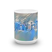 Load image into Gallery viewer, Cynthia Mug Liquescent Icecap 15oz front view