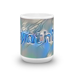 Cynthia Mug Liquescent Icecap 15oz front view