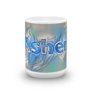 Asher Mug Liquescent Icecap 15oz front view