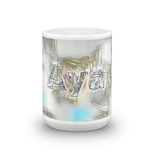 Aya Mug Victorian Fission 15oz front view