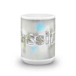 Cassius Mug Victorian Fission 15oz front view