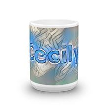 Load image into Gallery viewer, Cecily Mug Liquescent Icecap 15oz front view