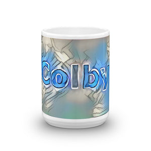 Colby Mug Liquescent Icecap 15oz front view