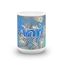 Load image into Gallery viewer, Ann Mug Liquescent Icecap 15oz front view