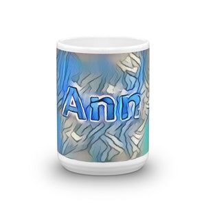 Ann Mug Liquescent Icecap 15oz front view