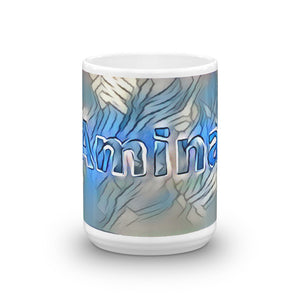 Amina Mug Liquescent Icecap 15oz front view