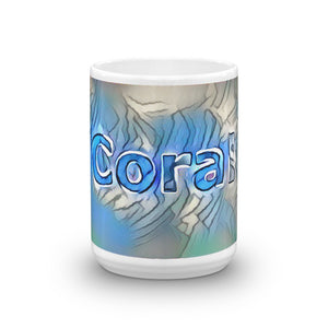 Coral Mug Liquescent Icecap 15oz front view