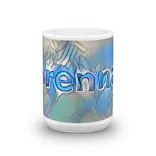 Load image into Gallery viewer, Brenna Mug Liquescent Icecap 15oz front view