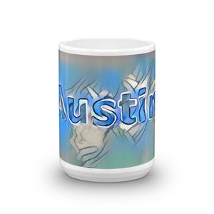 Austin Mug Liquescent Icecap 15oz front view