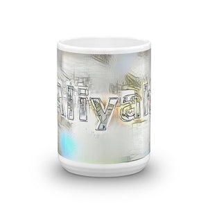 Aliyah Mug Victorian Fission 15oz front view