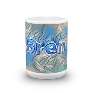 Bren Mug Liquescent Icecap 15oz front view