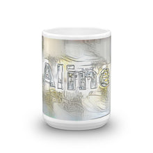 Load image into Gallery viewer, Aline Mug Victorian Fission 15oz front view