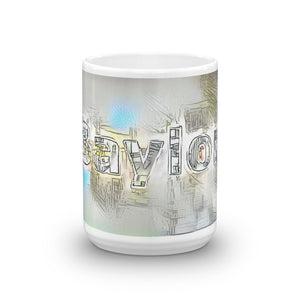 Baylor Mug Victorian Fission 15oz front view