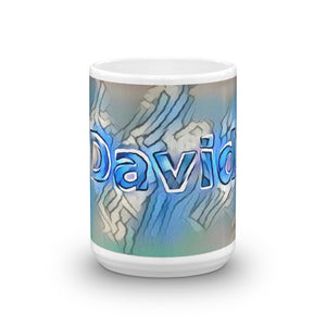 David Mug Liquescent Icecap 15oz front view