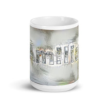 Load image into Gallery viewer, Amilia Mug Victorian Fission 15oz front view