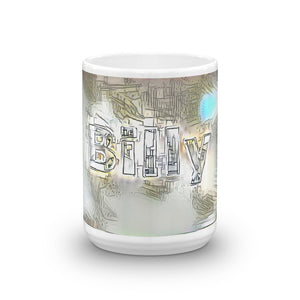 Billy Mug Victorian Fission 15oz front view