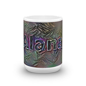 Alana Mug Dark Rainbow 15oz front view