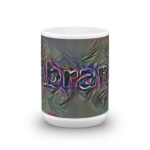 Abram Mug Dark Rainbow 15oz front view