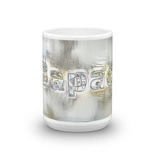 Load image into Gallery viewer, Bapao Mug Victorian Fission 15oz front view