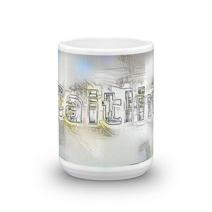 Caitlin Mug Victorian Fission 15oz front view