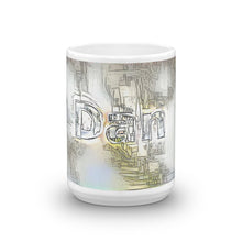 Load image into Gallery viewer, Dan Mug Victorian Fission 15oz front view