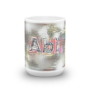 Abi Mug Ink City Dream 15oz front view