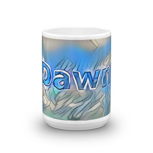 Dawn Mug Liquescent Icecap 15oz front view