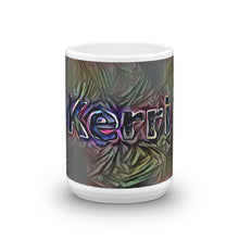 Load image into Gallery viewer, Kerri Mug Dark Rainbow 15oz front view