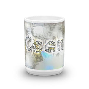 Coen Mug Victorian Fission 15oz front view