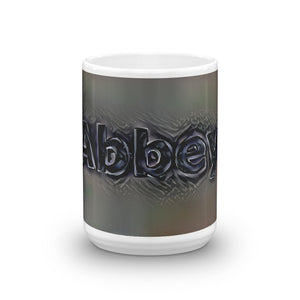 Abbey Mug Charcoal Pier 15oz front view